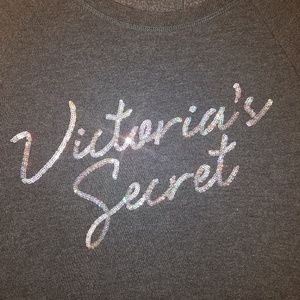 Victoria's Secret Sequin Logo Sweatshirt